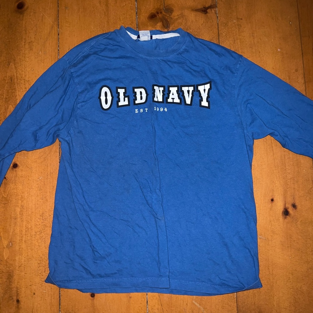 Old Navy Blue Long Sleeve